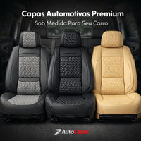 Capas de Bancos Premium | Bancos Dianteiros e Traseiros + Cabeceiras